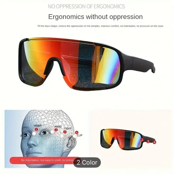 Pack 6 sports glasses cycling , running , outdoor or any sports - Picture 12 of 12